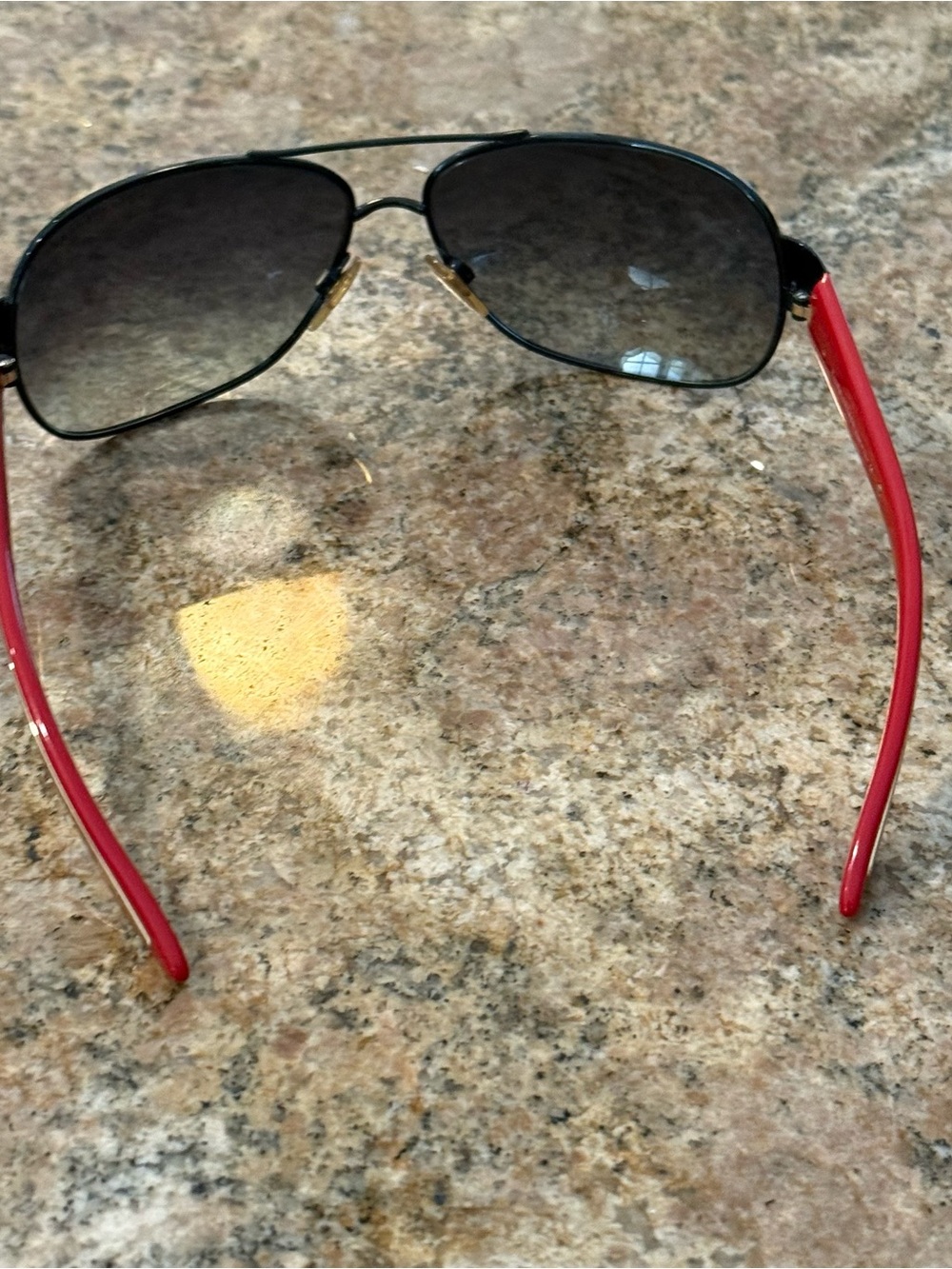 Ralph Lauren RL7012 Red Black Aviator Sunglasses Italy - Picture 4 of 10